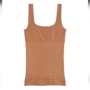 3066 New Shapewear by Victoria Seamless Shaping Cinched Tank Top Sz Lg